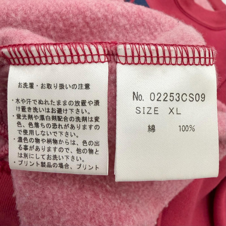 【ドンドン見直し】美品□HYSTERIC GLAMOUR ヒステリックグラマー 02253CS09 FIRE BEAR PARTY スウェット ピンク XL 日本製 正規品