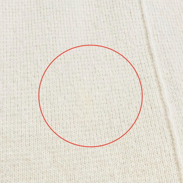 極美品△BLAMINK ブラミンク 7913-230-0247 ウール カシミヤ 12G ハイネック ロングスリーブ プルオーバー ニット アイボリー 36 正規品