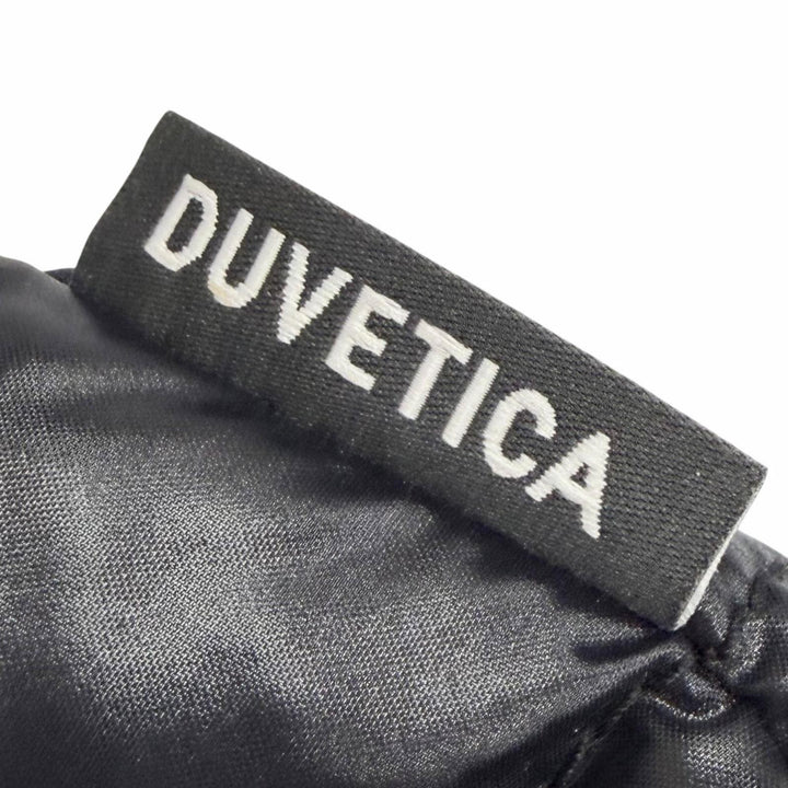 極美品△DUVETICA デュベティカ D8111140N00 ACE アチェ フード付き ダウンコート ミドル丈 ブラック 42 正規品 レディース オススメ◎