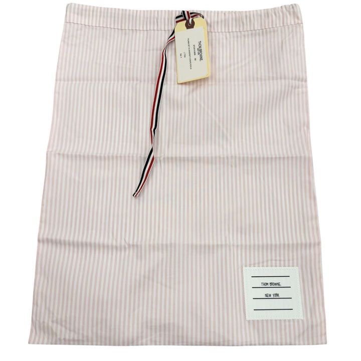 美品▼THOM BROWNE トムブラウン MPJ001A-08068680 コットン100% ストライプ柄 パジャマ セットアップ ピンク 4 正規品 メンズ 保存袋付