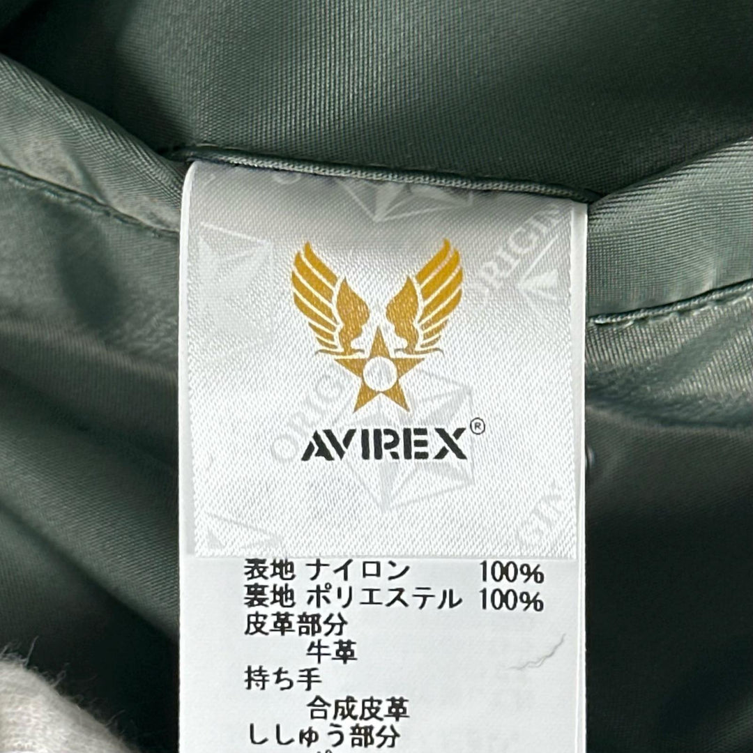 未使用品▲AVIREX アヴィレックス 6172116 L-2 5th AIR FORCE 米第5空軍第6147戦術管制群 イーグル フライトジャケット カーキ F 正規品