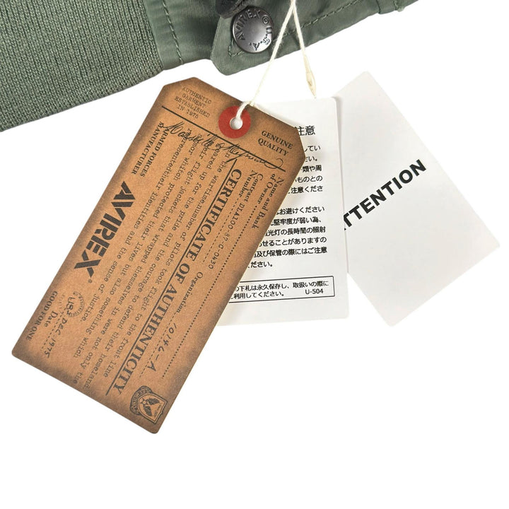 未使用品▲AVIREX アヴィレックス 6172116 L-2 5th AIR FORCE 米第5空軍第6147戦術管制群 イーグル フライトジャケット カーキ F 正規品