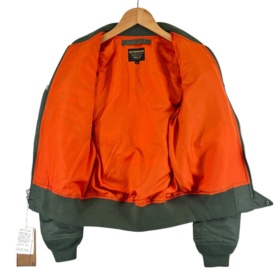 未使用品▲AVIREX アヴィレックス 6172116 L-2 5th AIR FORCE 米第5空軍第6147戦術管制群 イーグル フライトジャケット カーキ F 正規品