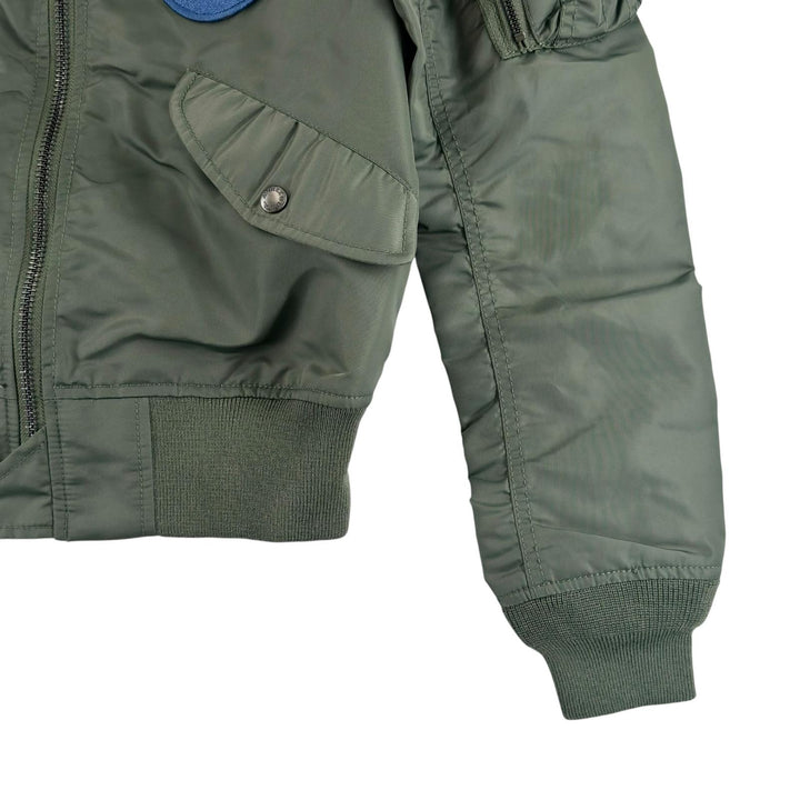 未使用品▲AVIREX アヴィレックス 6172116 L-2 5th AIR FORCE 米第5空軍第6147戦術管制群 イーグル フライトジャケット カーキ F 正規品
