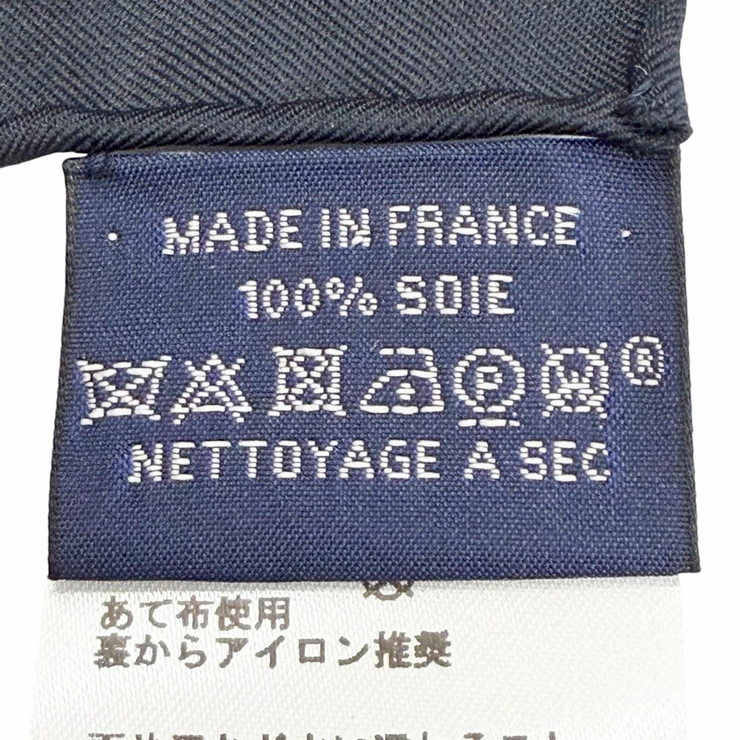 未使用品△HERMES エルメス H771635S ドサール コーチング シルク100％ ジャガード織り ショルダーショール ポンチョ ネイビー 正規品