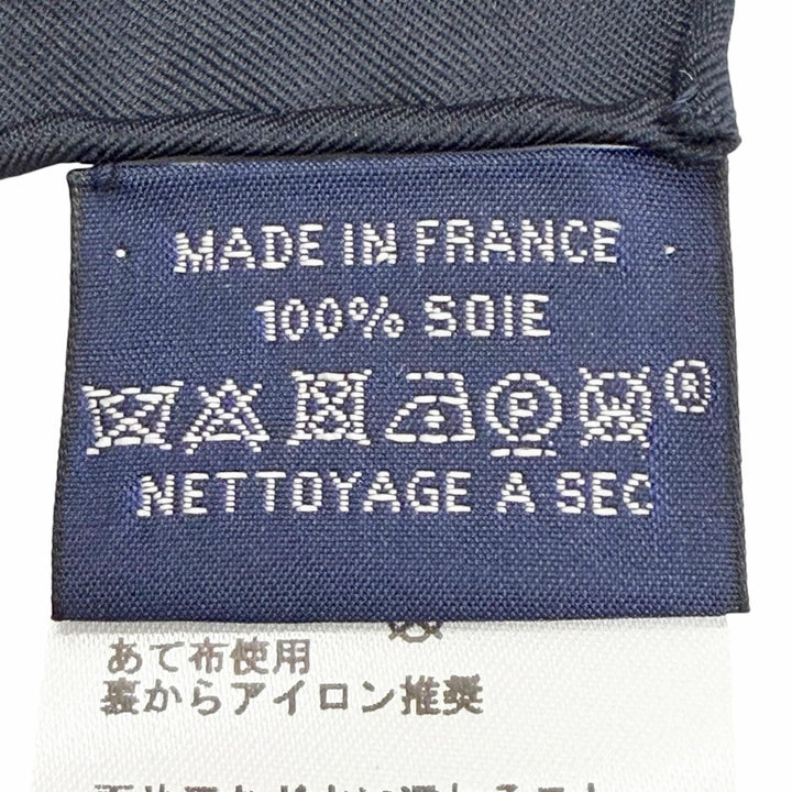 未使用品△HERMES エルメス H771635S ドサール コーチング シルク100％ ジャガード織り ショルダーショール ポンチョ ネイビー 正規品