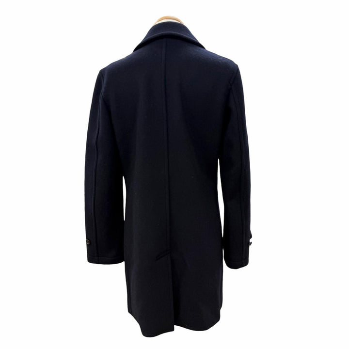 美品▼COMME des GARCONS HOMME PLUS コムデギャルソンオムプリュス PD-C005 ウール90% ダブルブレスト コート ブラック S 正規品 メンズ