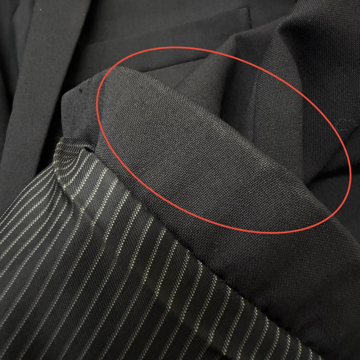 美品□Dior HOMME ディオールオム 003C207A0559 ナローラペル シングル テーラードジャケット ブラック 44 イタリア製 正規品 メンズ　
