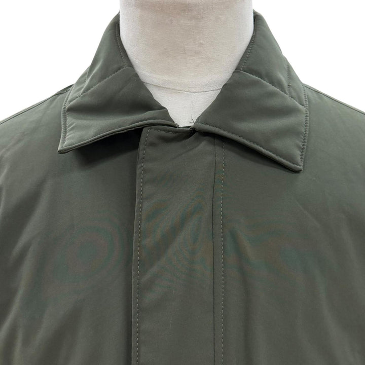 未使用品▼STONE ISLAND ストーンアイランド 731541727 ワッペン付き WZIPUP 中綿入り コート カーキ S 正規品 ガーメント・ハンガー付き