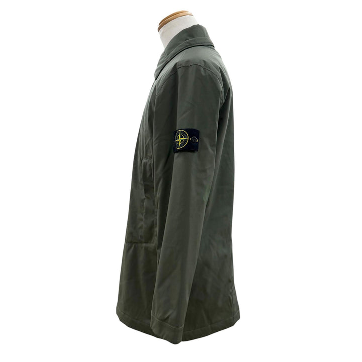 未使用品▼STONE ISLAND ストーンアイランド 731541727 ワッペン付き WZIPUP 中綿入り コート カーキ S 正規品 ガーメント・ハンガー付き