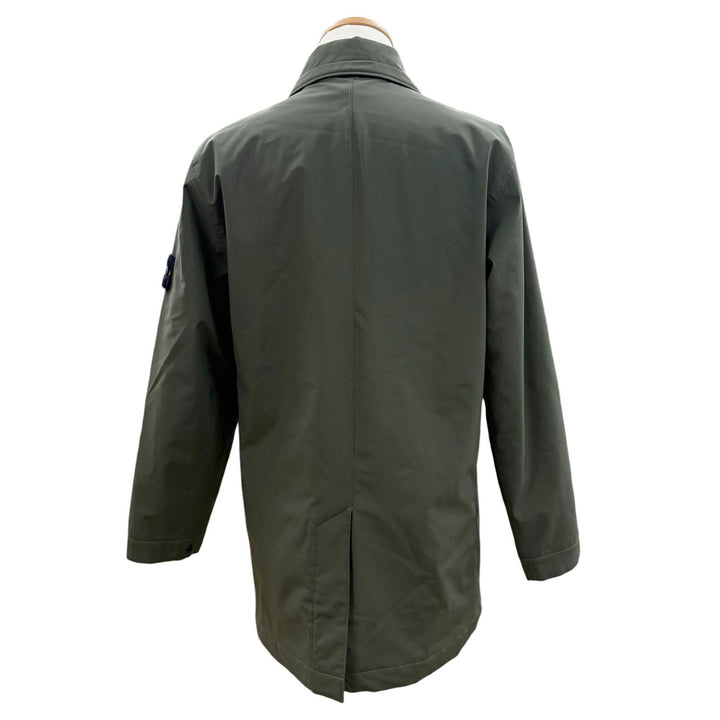 未使用品▼STONE ISLAND ストーンアイランド 731541727 ワッペン付き WZIPUP 中綿入り コート カーキ S 正規品 ガーメント・ハンガー付き