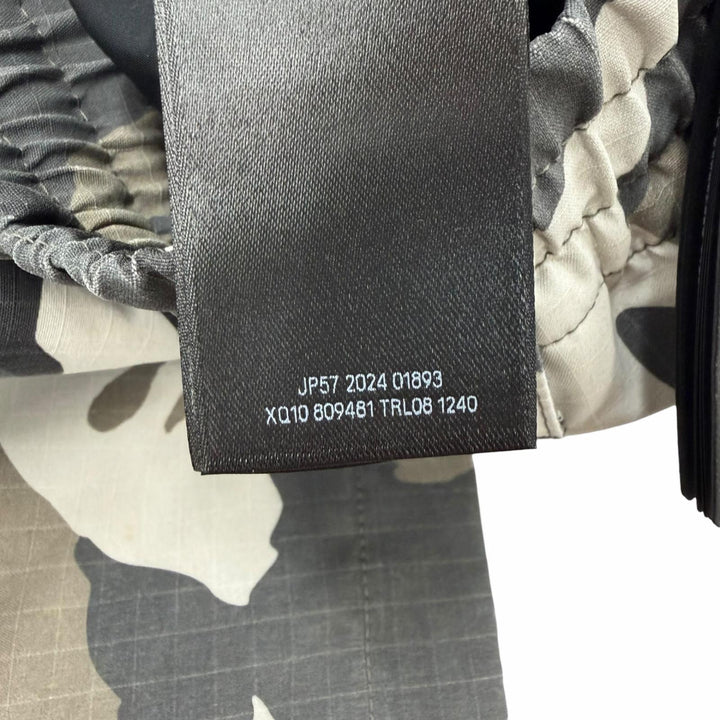 未使用品▼BALENCIAGA バレンシアガ 24AW 809481 カモフラ 迷彩柄 中綿入り ストレートパンツ マルチ 46 正規品 メンズ ハンガー付き