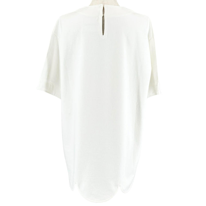 未使用品▲JIL SANDER ジルサンダー J02GC0002 J45047 コットン100% ドロップショルダー オーバーサイズ カットソー M イタリア製 正規品