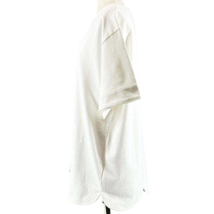 未使用品▲JIL SANDER ジルサンダー J02GC0002 J45047 コットン100% ドロップショルダー オーバーサイズ カットソー M イタリア製 正規品