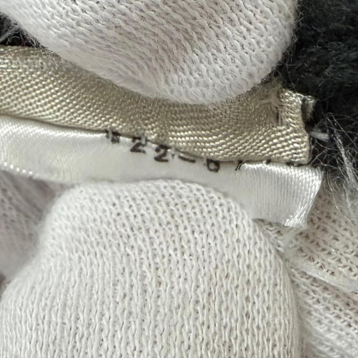 美品☆HERMES エルメス 22AW カシミヤ100％ Hロゴ刺繍 クルーネック 長袖 ニット セーター カーキ ネイビー XS イタリア製 正規品 メンズ