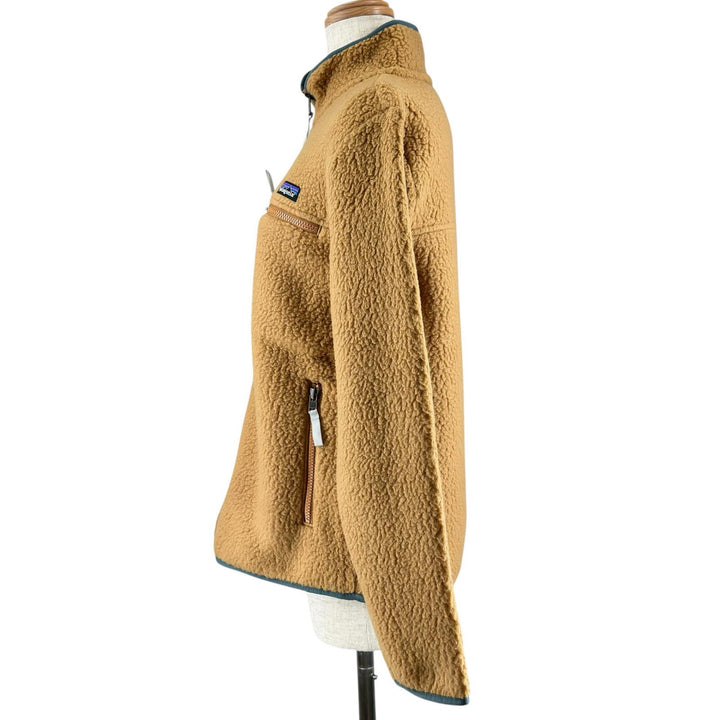 未使用品▲patagonia パタゴニア 22795 Retro Pile Fleece Jacket フルジップ フリース ジャケット ブラウン S 正規品 レディース