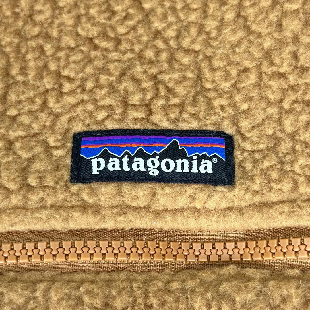 未使用品▲patagonia パタゴニア 22795 Retro Pile Fleece Jacket フルジップ フリース ジャケット ブラウン S 正規品 レディース