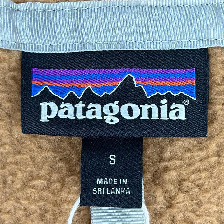未使用品▲patagonia パタゴニア 22795 Retro Pile Fleece Jacket フルジップ フリース ジャケット ブラウン S 正規品 レディース