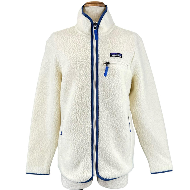 未使用品▲patagonia パタゴニア 22795 Retro Pile Fleece Jacket フルジップ フリース ジャケット ホワイト XS 正規品 レディース