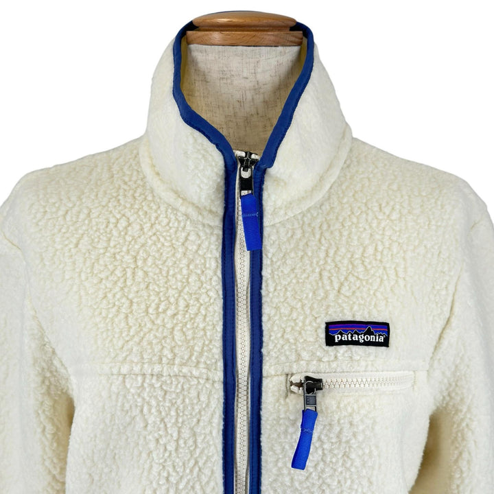 未使用品▲patagonia パタゴニア 22795 Retro Pile Fleece Jacket フルジップ フリース ジャケット ホワイト XS 正規品 レディース