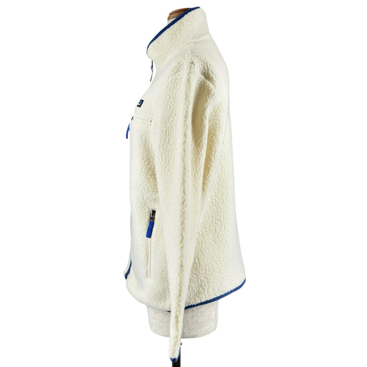 未使用品▲patagonia パタゴニア 22795 Retro Pile Fleece Jacket フルジップ フリース ジャケット ホワイト XS 正規品 レディース