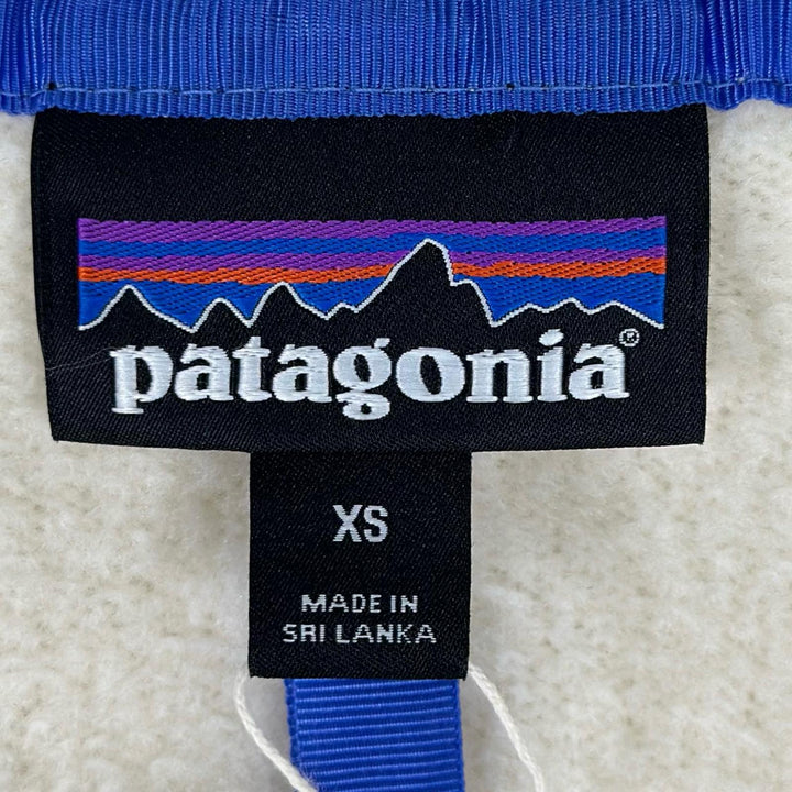 未使用品▲patagonia パタゴニア 22795 Retro Pile Fleece Jacket フルジップ フリース ジャケット ホワイト XS 正規品 レディース