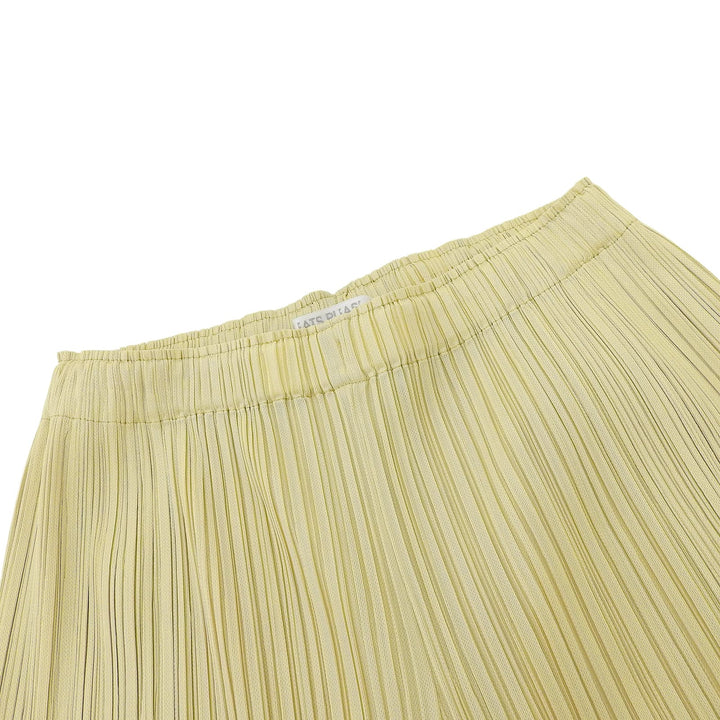 極美品▲PLEATS PLEASE プリーツプリーズ イッセイミヤケ 23AW PP31JF392 パンツ ライトグリーン系 2 日本製 正規品 レディース