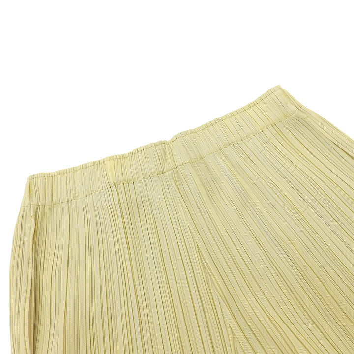 極美品▲PLEATS PLEASE プリーツプリーズ イッセイミヤケ 23AW PP31JF392 パンツ ライトグリーン系 2 日本製 正規品 レディース