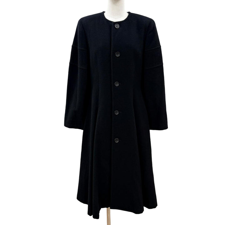 美品◇COMME des GARCONS コムデギャルソン ヴィンテージ AD1989 GC-050250 ウール100％ ノーカラーコート Mサイズ相当 日本製 正規品