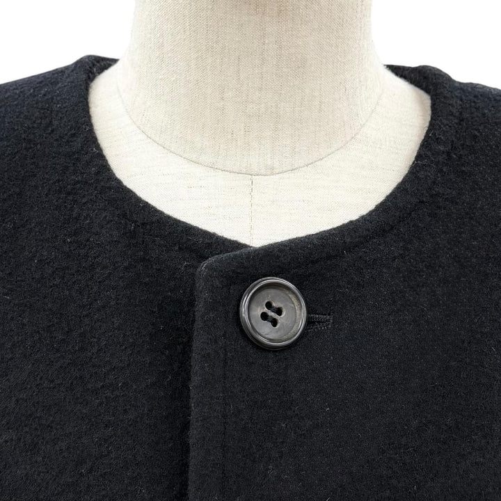 美品◇COMME des GARCONS コムデギャルソン ヴィンテージ AD1989 GC-050250 ウール100％ ノーカラーコート Mサイズ相当 日本製 正規品