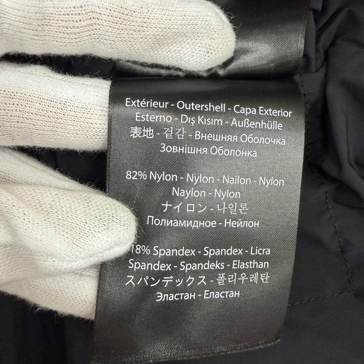 美品☆MACKAGE マッカージュ CALLA-BX ブルーフォックスファー・フード付 レザー使い ZIP UP ダウンコート ブラック S レディース