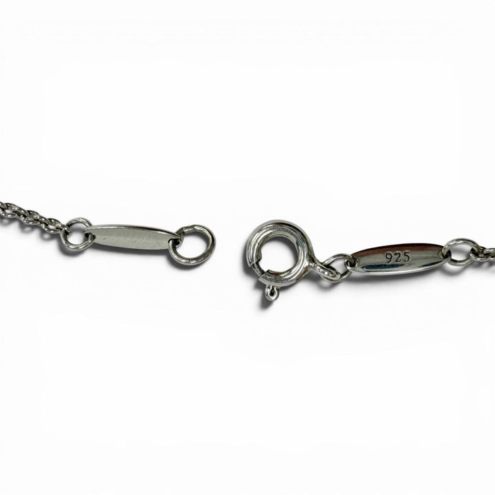 美品◇TIFFANY&amp;Co. ティファニー SV925 フレッシュウォーターパール メッシュ タッセル ペンダント ネックレス シルバー 重量3.0g
