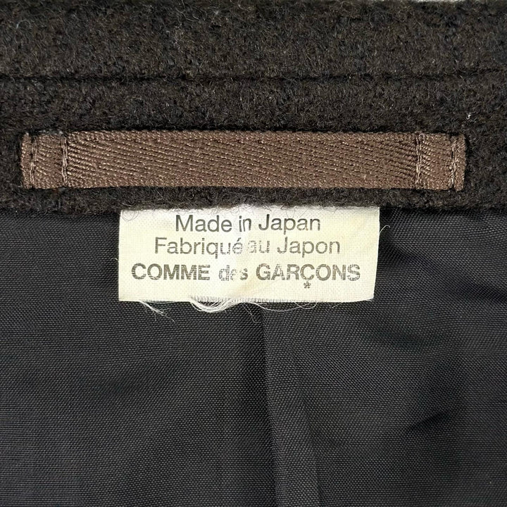 美品▲COMME des GARCONS HOMME DEUX コム デ ギャルソン オム ドゥ 22AW DJ-J038 テーラードジャケット ダークブラウン S 正規品 メンズ