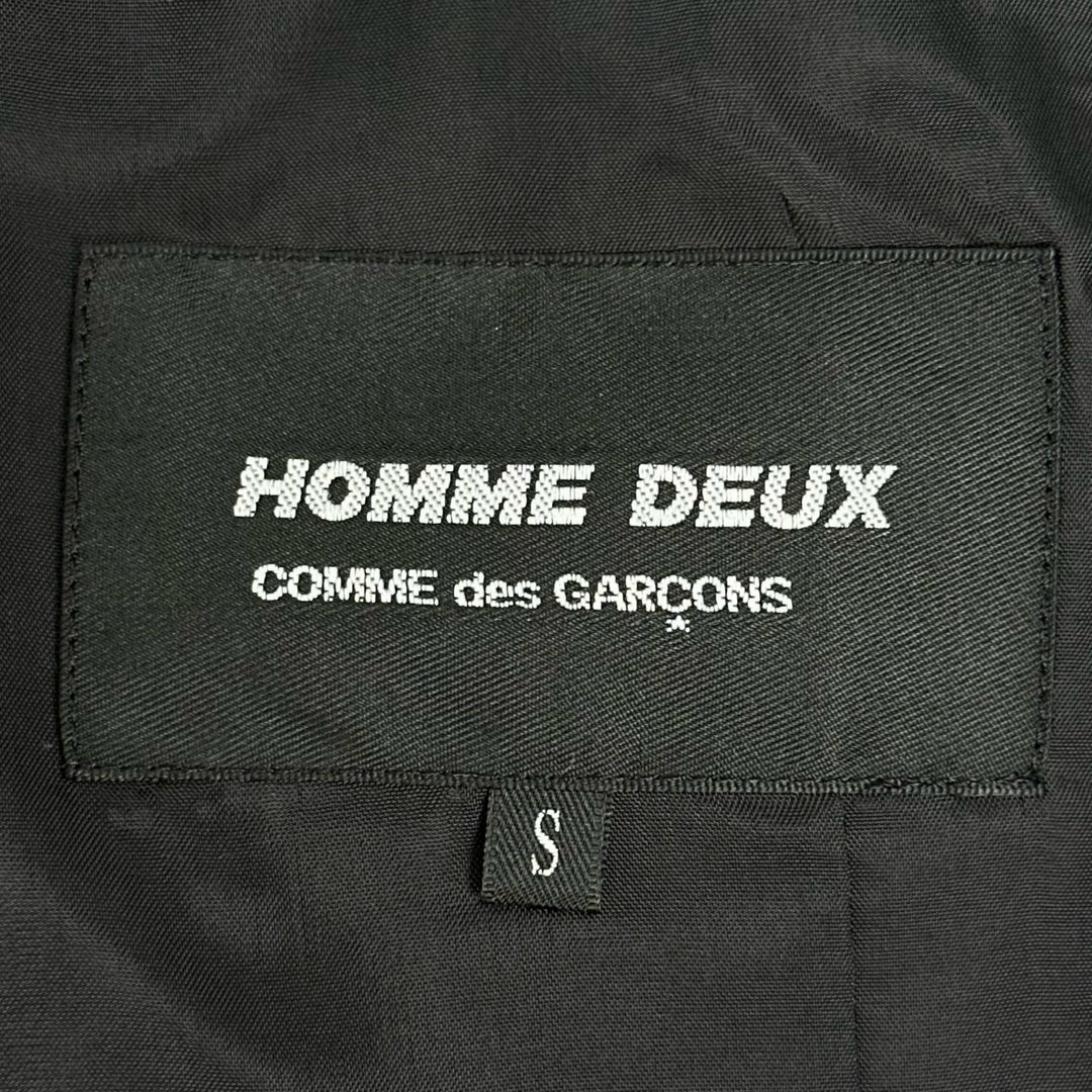 美品▲COMME des GARCONS HOMME DEUX コム デ ギャルソン オム ドゥ 22AW DJ-J038 テーラードジャケット ダークブラウン S 正規品 メンズ