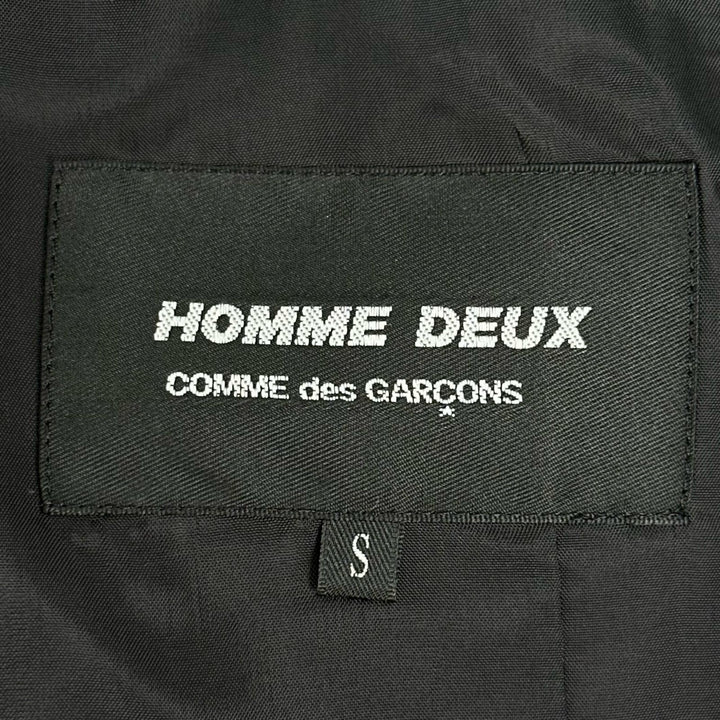 美品▲COMME des GARCONS HOMME DEUX コム デ ギャルソン オム ドゥ 22AW DJ-J038 テーラードジャケット ダークブラウン S 正規品 メンズ