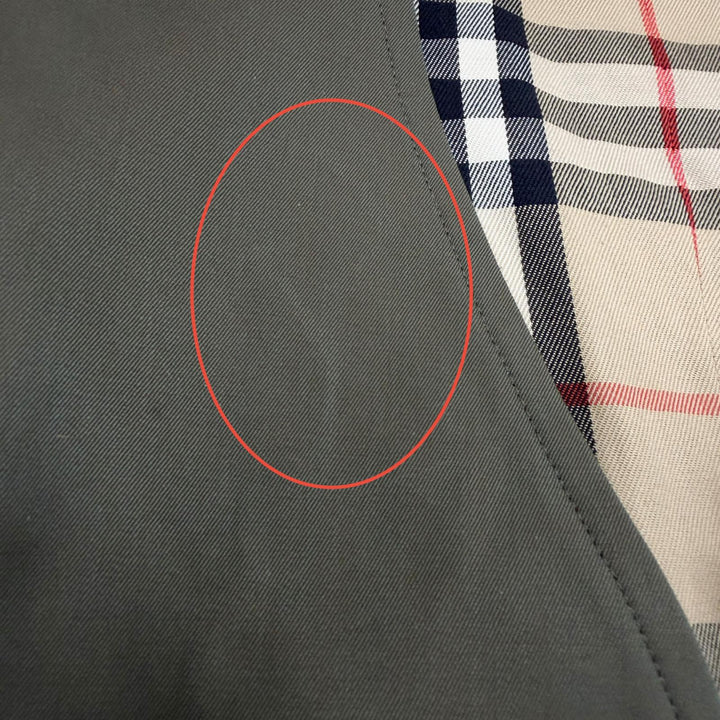 極美品▲Burberrys バーバリー ノバチェック柄 Vネック リバーシブル ジレ ベスト 玉虫色 ベージュ 7AB2(XSサイズ相当) レディース