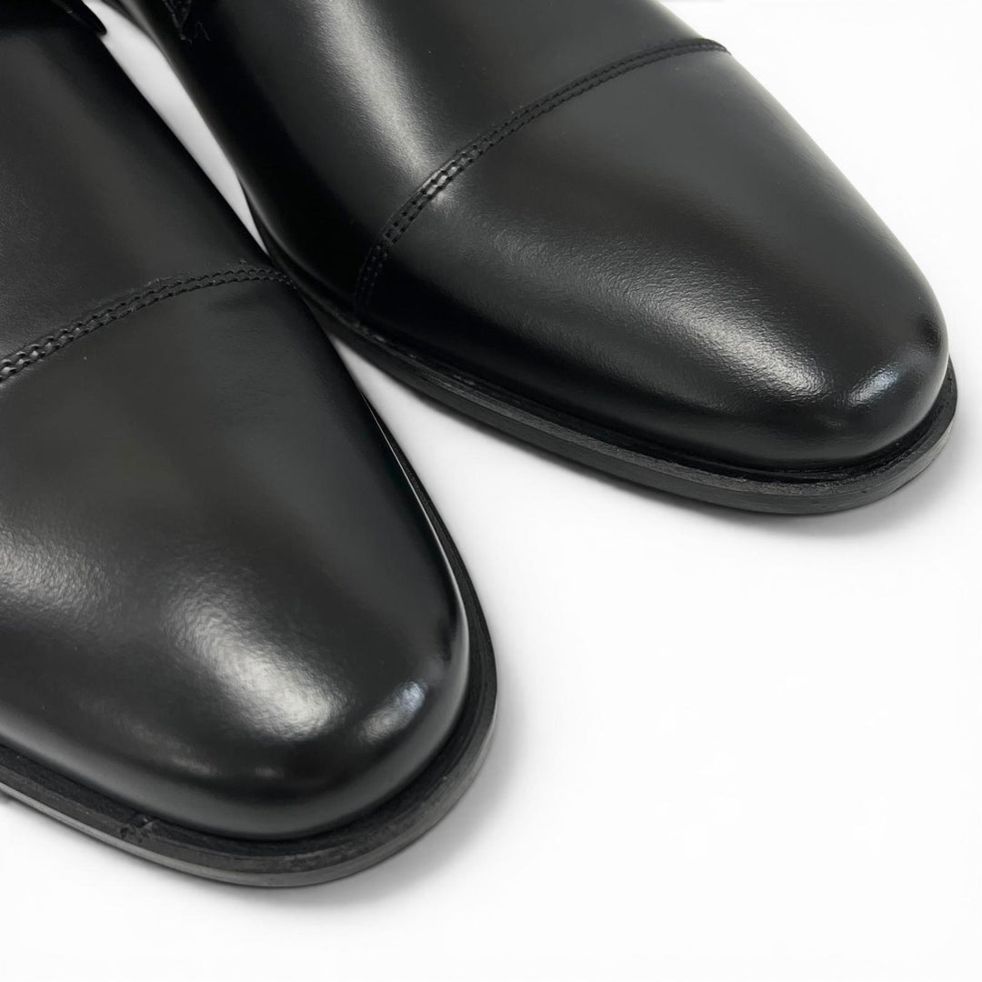 未使用品▲REGAL リーガル 241S ストレートチップ キャップトゥ ダービーシューズ レザーシューズ ブラック 24.5cm メンズ 箱付き