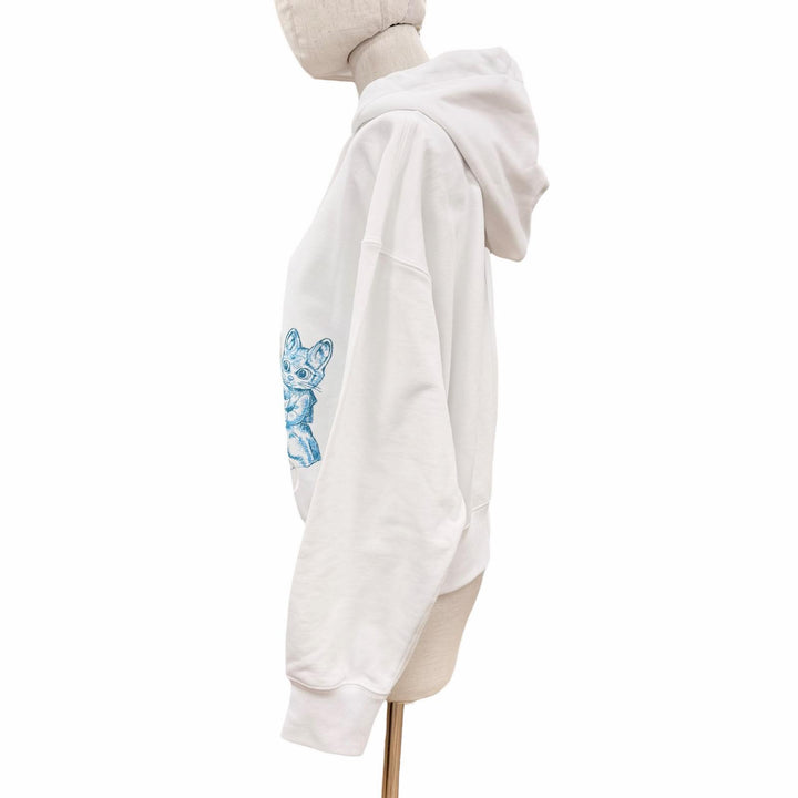 未使用品◇GUCCI YUKO HIGUCHI グッチ ヒグチユウコ 25AW 853426 コットン100％ フーディ パーカー 日本限定 白 S イタリア製 正規品