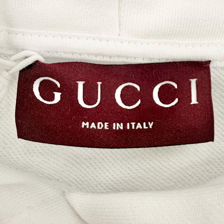 未使用品◇GUCCI YUKO HIGUCHI グッチ ヒグチユウコ 25AW 853426 コットン100％ フーディ パーカー 日本限定 白 S イタリア製 正規品