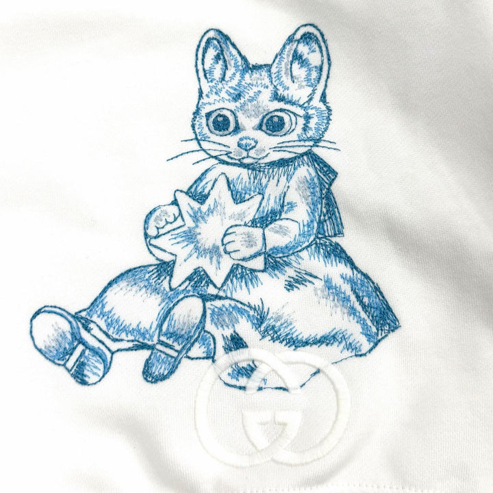 未使用品★GUCCI グッチ 25AW 853426 ヒグチユウコ コットン100％ 日本限定 キャット インターロッキングG フーディ パーカー S 正規品