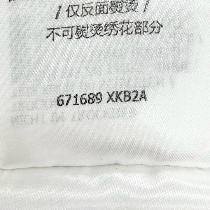 極美品△GUCCI×THE NORTH FACE グッチ ザノースフェイス 671689 ロゴ刺繍 ケーブル編み タートルネック ニット L 正規品 定価225500円