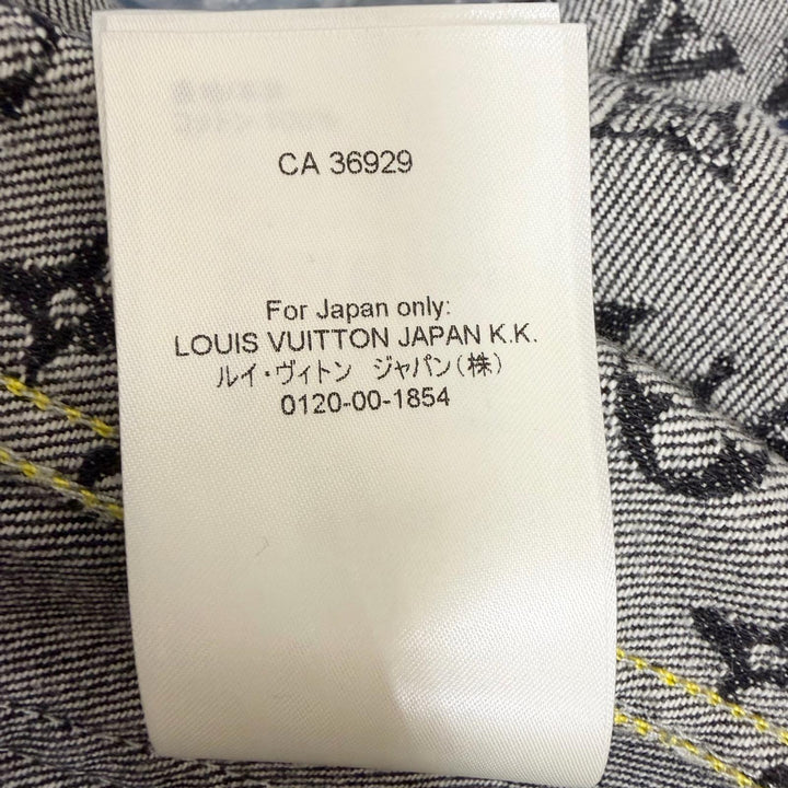 未使用品□LOUIS VUITTON NIGO ルイヴィトン ニゴー 2022年SS モノグラムデニム ジージャン デニムジャケット 44 フランス製 正規品