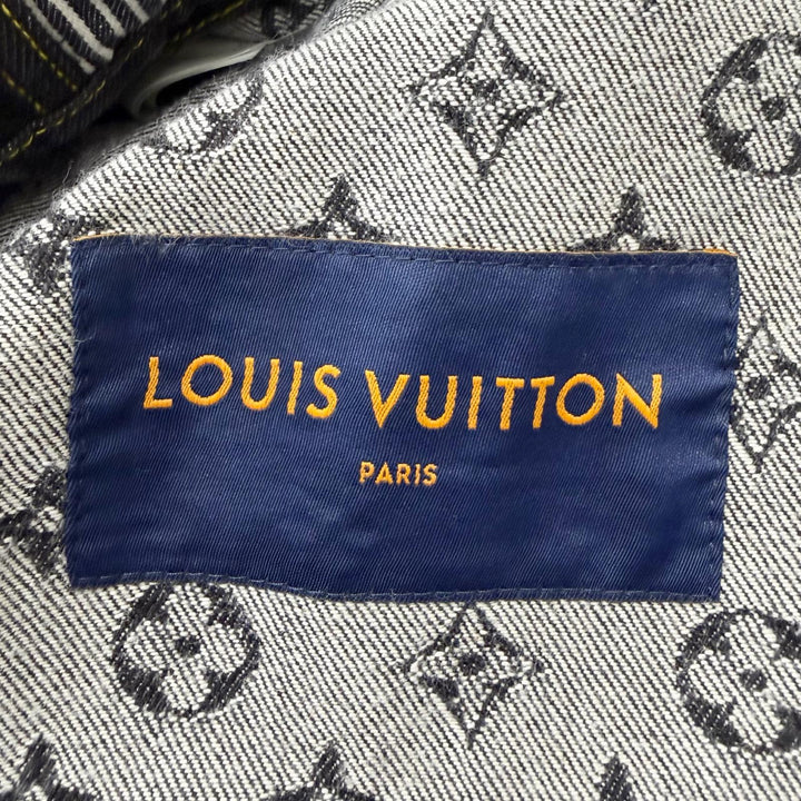 未使用品□LOUIS VUITTON NIGO ルイヴィトン ニゴー 2022年SS モノグラムデニム ジージャン デニムジャケット 44 フランス製 正規品