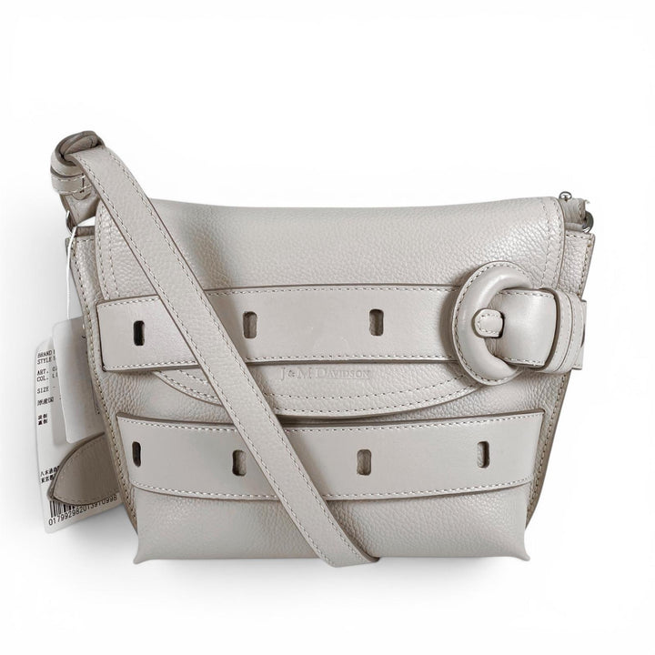 未使用品▲J&amp;M Davidson ジェイアンドエムデヴィッドソン 1813N THE BELT POUCH ショルダーバッグ ライトグレー スペイン製 定価130900円