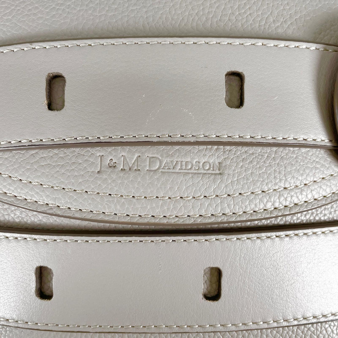 未使用品▲J&amp;M Davidson ジェイアンドエムデヴィッドソン 1813N THE BELT POUCH ショルダーバッグ ライトグレー スペイン製 定価130900円