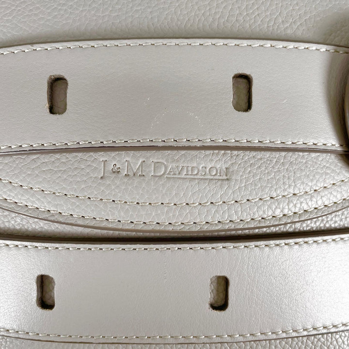 未使用品▲J&amp;M Davidson ジェイアンドエムデヴィッドソン 1813N THE BELT POUCH ショルダーバッグ ライトグレー スペイン製 定価130900円