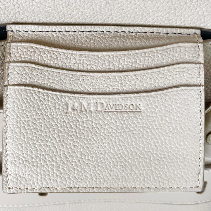 未使用品▲J&amp;M Davidson ジェイアンドエムデヴィッドソン 1813N THE BELT POUCH ショルダーバッグ ライトグレー スペイン製 定価130900円