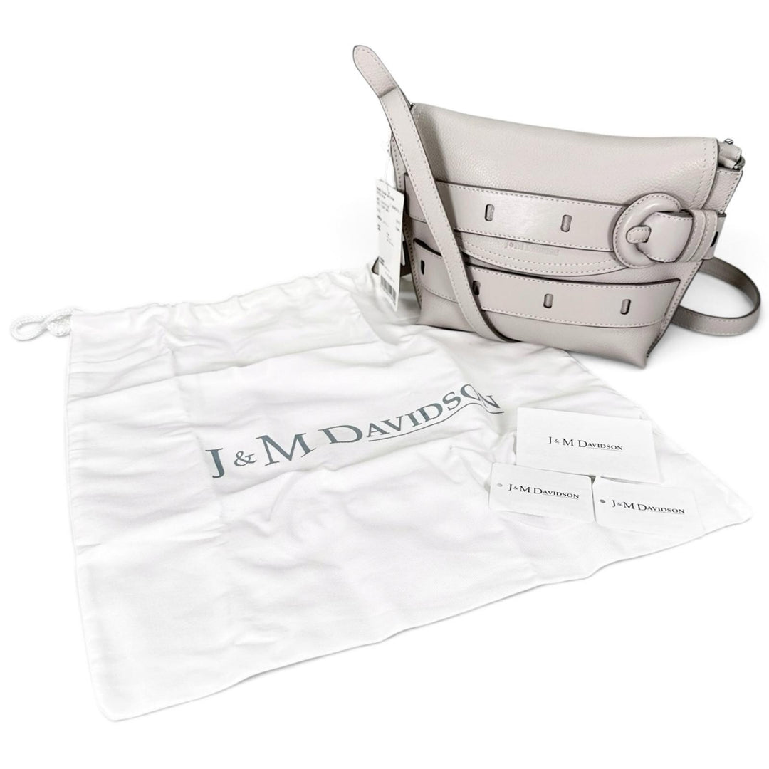 未使用品▲J&amp;M Davidson ジェイアンドエムデヴィッドソン 1813N THE BELT POUCH ショルダーバッグ ライトグレー スペイン製 定価130900円