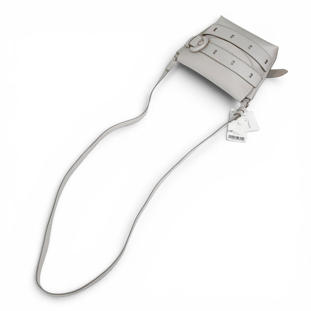 未使用品▲J&amp;M Davidson ジェイアンドエムデヴィッドソン 1813N THE BELT POUCH ショルダーバッグ ライトグレー スペイン製 定価130900円