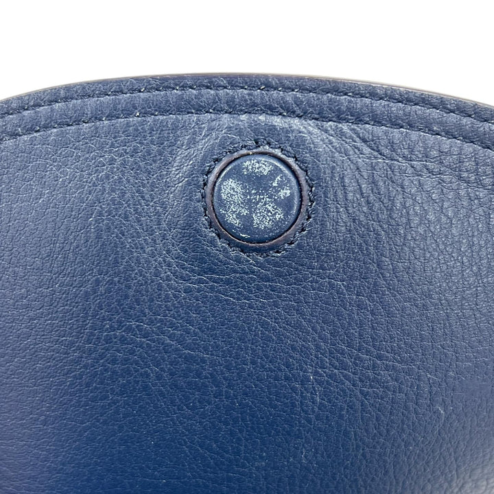 未使用品▲J&amp;M Davidson ジェイアンドエムデヴィッドソン 1841N カーフレザー ショルダーバッグ ブルー レディース 定価139700円